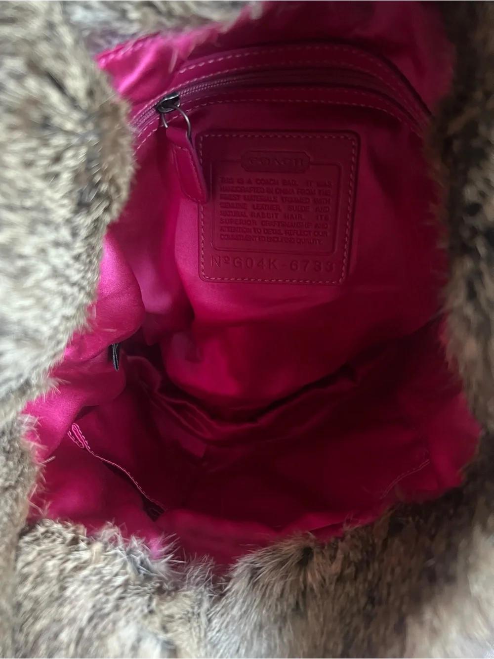 vintage coach pink shoulder bag
